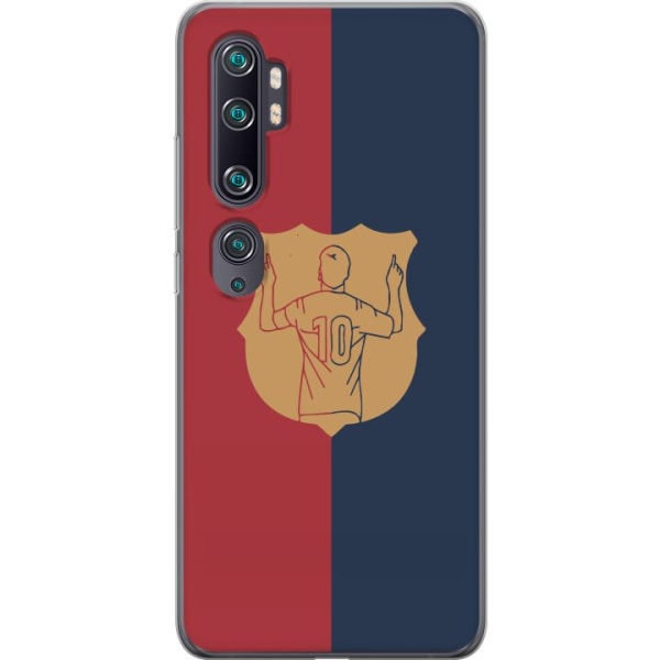 Xiaomi Mi Note 10 Gennemsigtig cover FC Barcelona