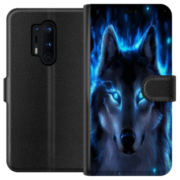 Kompatibelt Plånboksfodral till OnePlus 8 Pro Varg