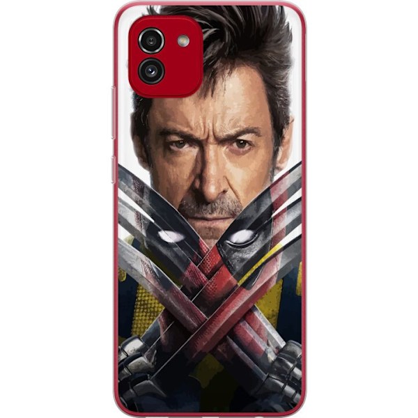 Samsung Galaxy A03 Genomskinligt Skal Deadpool & Wolverine