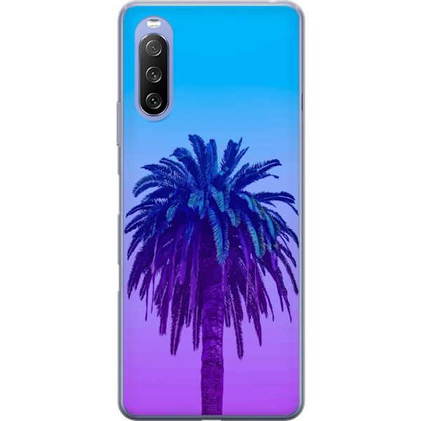 Sony Xperia 10 III Lite Läpinäkyvä kuori Palm