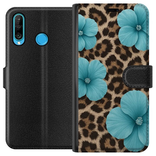 Huawei P30 lite Tegnebogsetui Blossom Beast