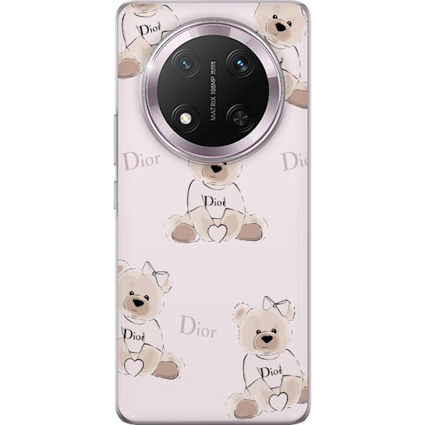 Honor Magic7 Lite Läpinäkyvä kuori Teddy Dior Vibes - ylell