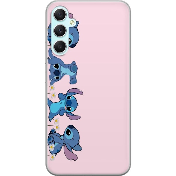 Samsung Galaxy A34 Gjennomsiktig deksel  Stitch Ler & Leker