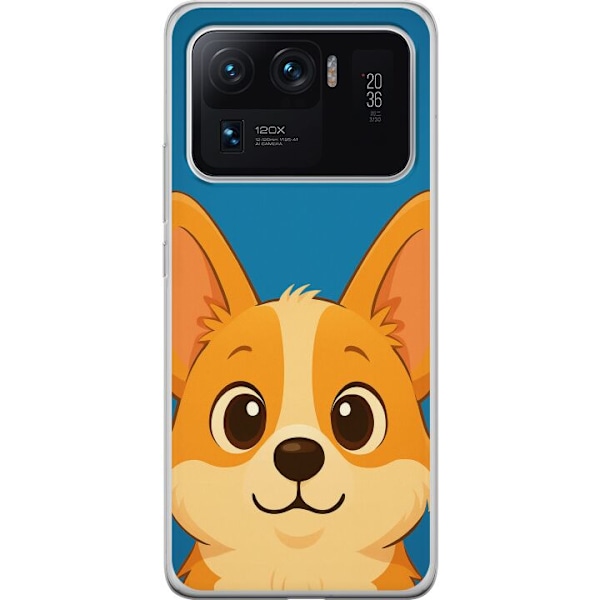 Xiaomi Mi 11 Ultra Gjennomsiktig deksel Hello Corgi