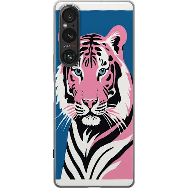 Sony Xperia 1 VI Gjennomsiktig deksel Tankefull Tiger