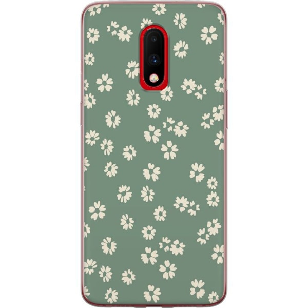 OnePlus 7 Läpinäkyvä kuori Kukkaisunelma - Värikäs Kukkak