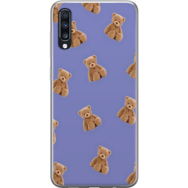 Samsung Galaxy A70 Gennemsigtig cover Flyvende bjørne