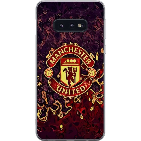 Samsung Galaxy S10e Gennemsigtig cover Manchester United