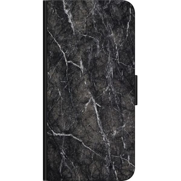 Kompatibel Tegnebogsetui til Samsung Galaxy A20s Sort Marmor
