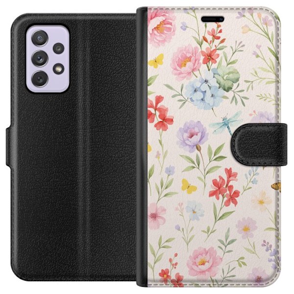 Samsung Galaxy A52s 5G Lommeboketui Blomster