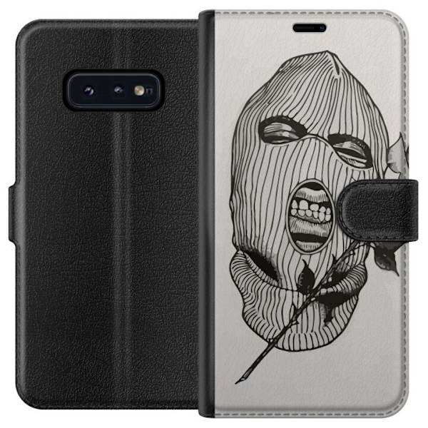 Samsung Galaxy S10e Plånboksfodral Ski Mask Ros Streetwear Design Grafiskt Motiv Spänning Urban Stil Street Art Maskerad Symbol