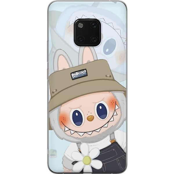Huawei Mate 20 Pro Gennemsigtig cover Labubu med hat - Pop Mar