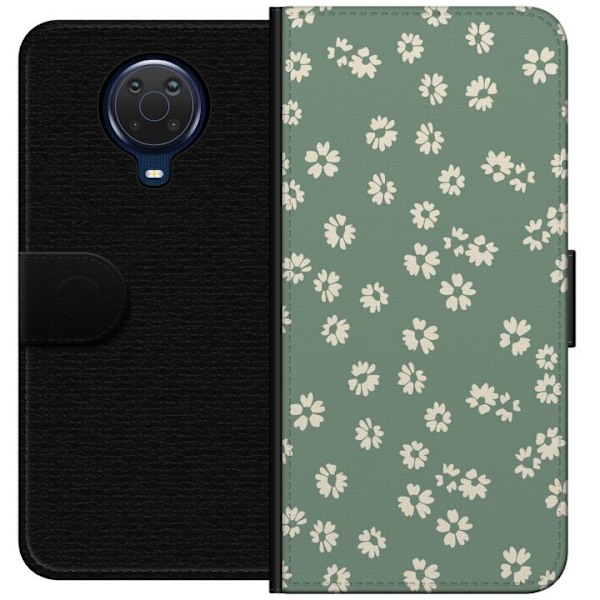 Nokia G20 Lommeboketui Blomsterdrøm - Fargerikt Blomstermønster