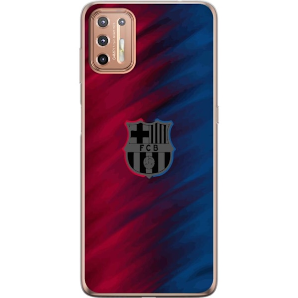 Motorola Moto G9 Plus Gennemsigtig cover FC Barcelona