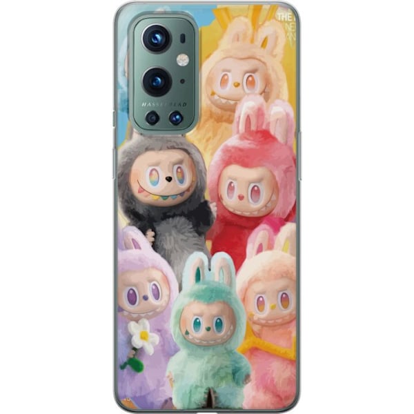 OnePlus 9 Pro Genomskinligt Skal Labubu Sketch Style – Handr
