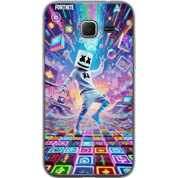 Samsung Galaxy Core Prime Läpinäkyvä kuori Fortnite