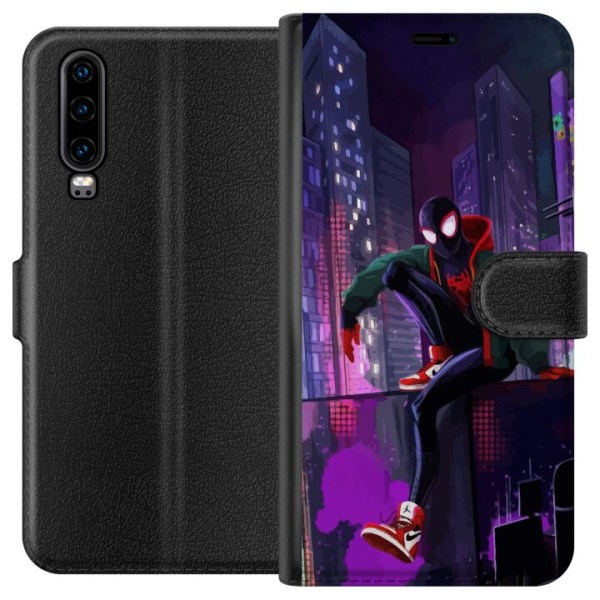 Huawei P30 Plånboksfodral Fortnite - Spider-Man