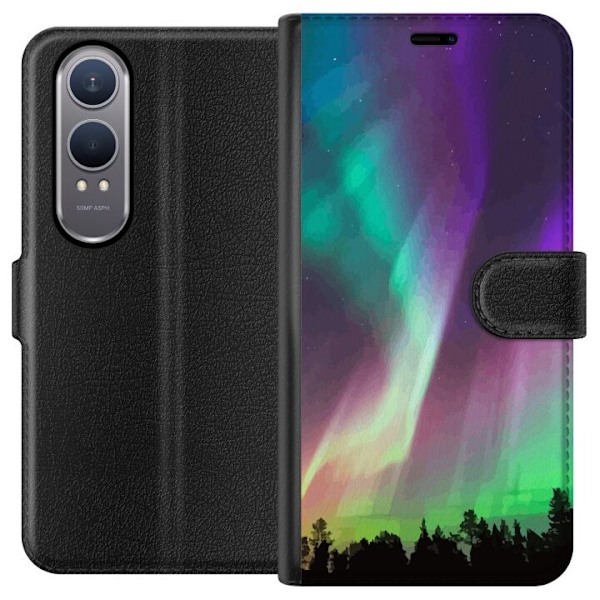 OnePlus Nord CE4 Lite Tegnebogsetui Nordlys