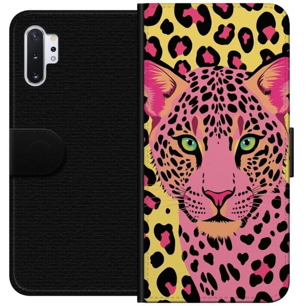 Kompatibel Tegnebogsetui til Samsung Galaxy Note10+ Rosa leopard pink