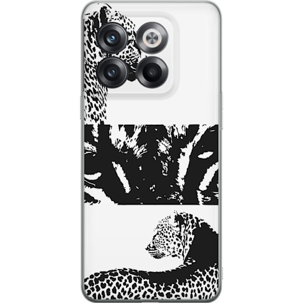 OnePlus 10T Läpinäkyvä kuori Leopard Faces