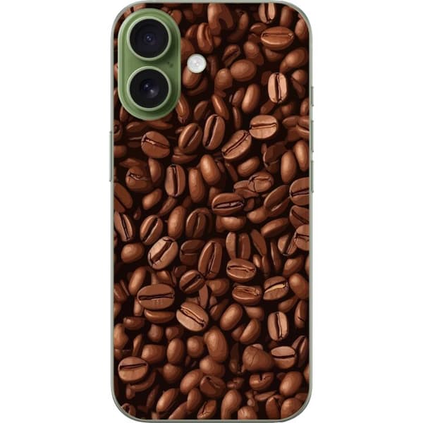 Kompatibelt Mobildeksel til Apple iPhone 17 Kaffebönor närbild brun