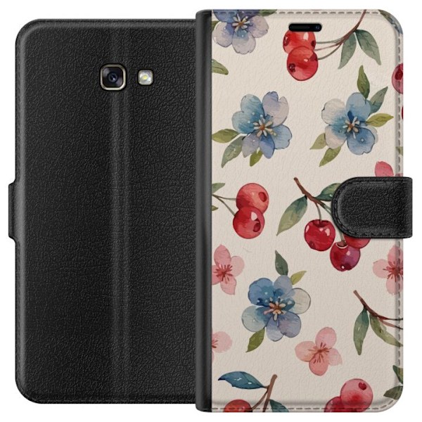 Samsung Galaxy A3 (2017) Plånboksfodral Bär & Blommor – m