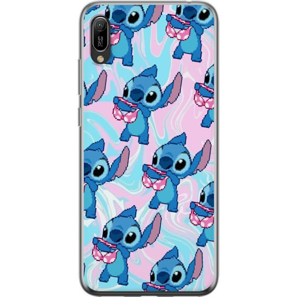 Huawei Y6 Pro (2019) Läpinäkyvä kuori Stitch Retro