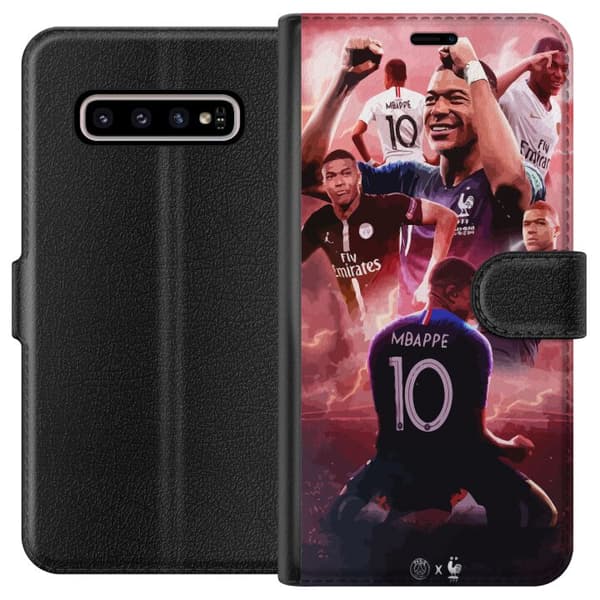Kompatibelt Lommeboketui til Samsung Galaxy S10+ Mbappe