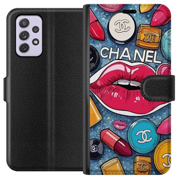 Samsung Galaxy A52s 5G Lompakkokotelo Chanel Lips