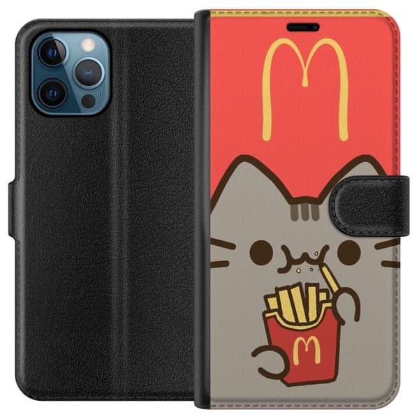 Kompatibel Tegnebogsetui til Apple iPhone 12 Pro Mc D Kawaii