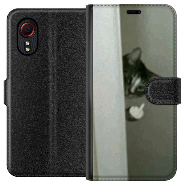Samsung Galaxy Xcover 5 Tegnebogsetui HAHA Kat