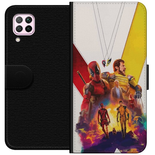 Huawei P40 lite Lommeboketui Wolverine Deadpool