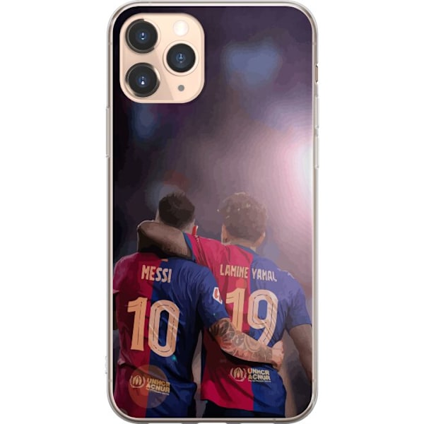 Apple iPhone 11 Pro Genomskinligt Skal Lamine Yamal VS Messi