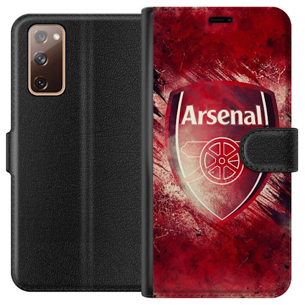 Samsung Galaxy S20 FE Lompakkokotelo Arsenal Jalkapallo