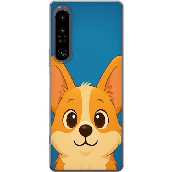Sony Xperia 1 IV Gennemsigtig cover Hello Corgi