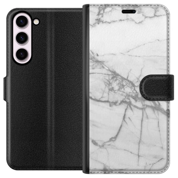 Kompatibelt Plånboksfodral till Samsung Galaxy S23+ Marmor