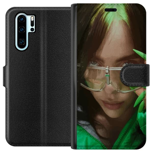 Kompatibelt Lommeboketui til Huawei P30 Pro Billie Eilish
