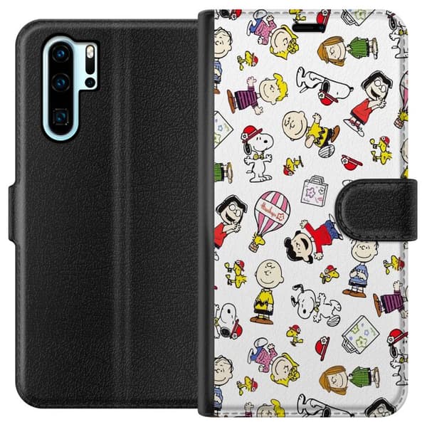 Kompatibelt Lommeboketui til Huawei P30 Pro Snobben Snoopy