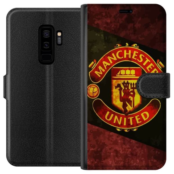 Kompatibel Tegnebogsetui til Samsung Galaxy S9+ Manchester United