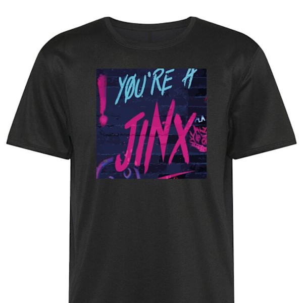 Trænings T-shirt | Sport T-shirt til Voksen League of Legends sort Stor