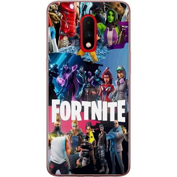 OnePlus 7 Läpinäkyvä kuori Fortnite