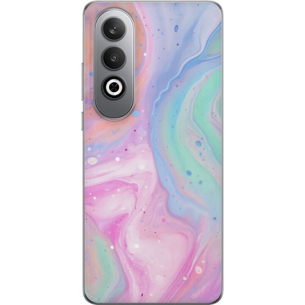 OnePlus Nord CE4 Läpinäkyvä kuori Pastellimarmori