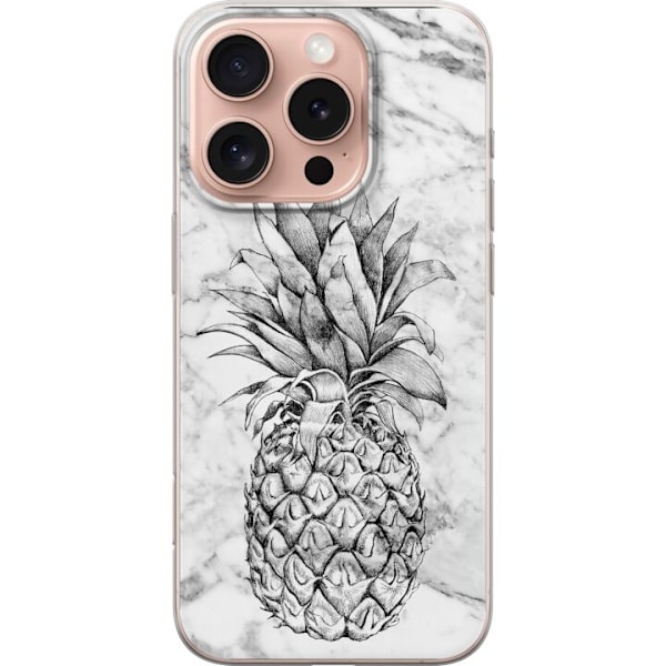 Apple iPhone 16 Pro Gennemsigtig cover Ananas