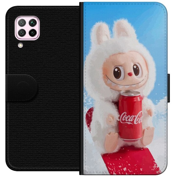 Huawei P40 lite Tegnebogsetui Labubu Summer Edition