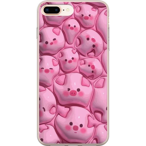 Kompatibelt Mobilskal till Apple iPhone 8 Plus Grisar