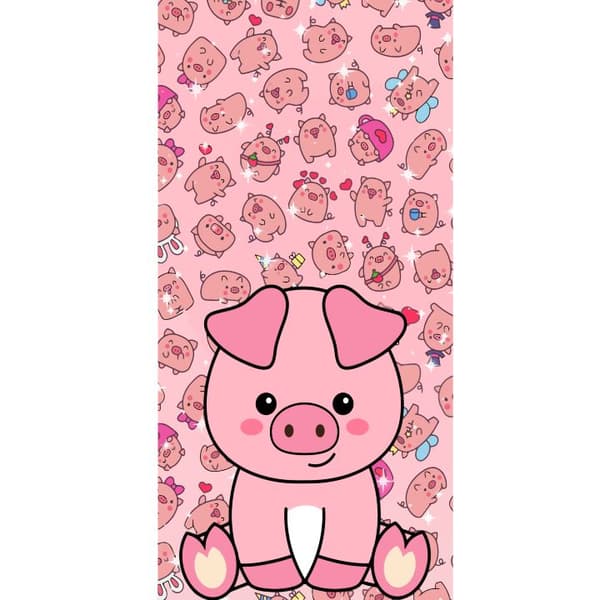Kompatibelt Lommeboketui til Apple iPhone 13 Pro Kawaii Gris Rosa Søt Anime
