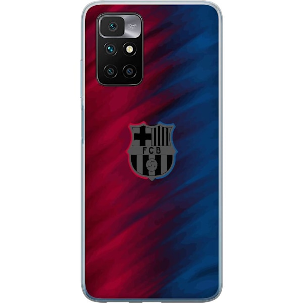 Xiaomi Redmi 10 Genomskinligt Skal FC Barcelona