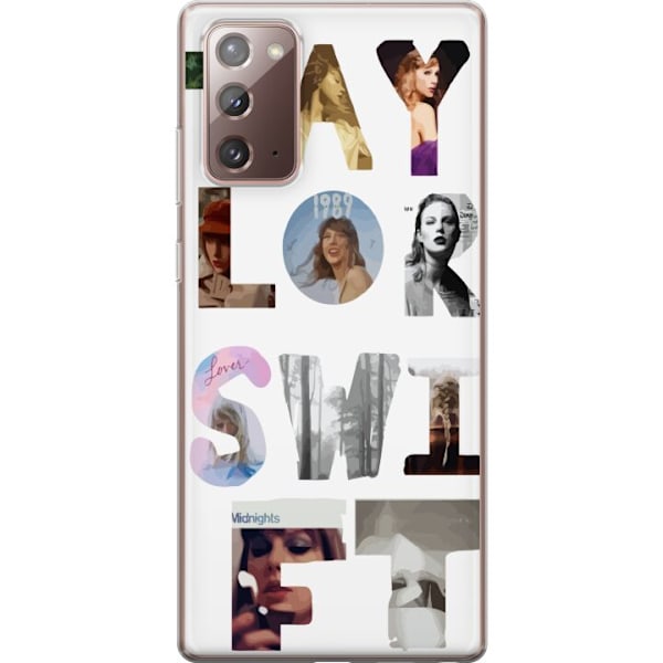 Samsung Galaxy Note20 Läpinäkyvä kuori Taylor Swift