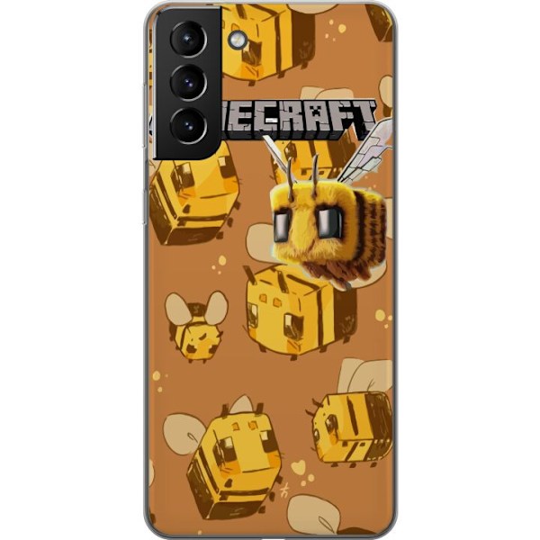 Samsung Galaxy S21+ 5G Genomskinligt Skal Minecraft Bi