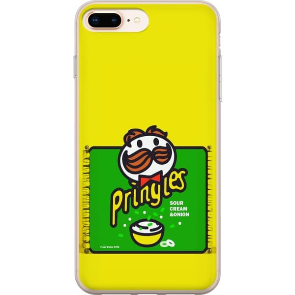 Kompatibelt Mobilskal till Apple iPhone 8 Plus Pringles gul